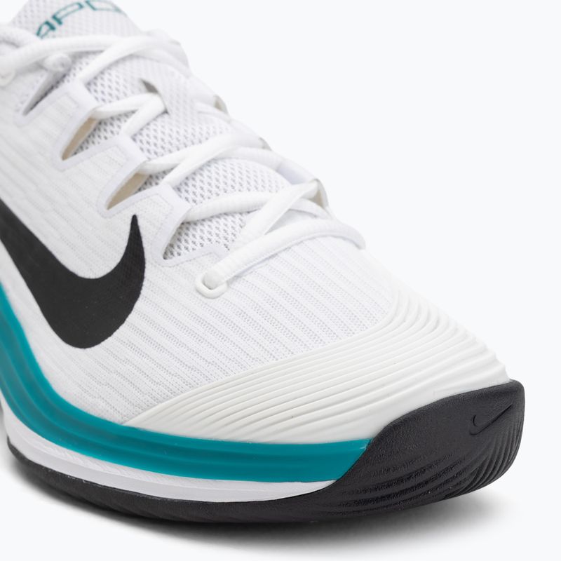 Scarpe da tennis da uomo Nike Vapor 12 bianco / nero / radiant emerald 7