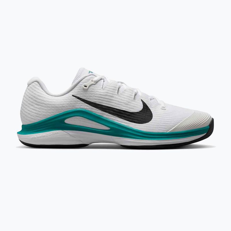 Scarpe da tennis da uomo Nike Vapor 12 bianco / nero / radiant emerald 8