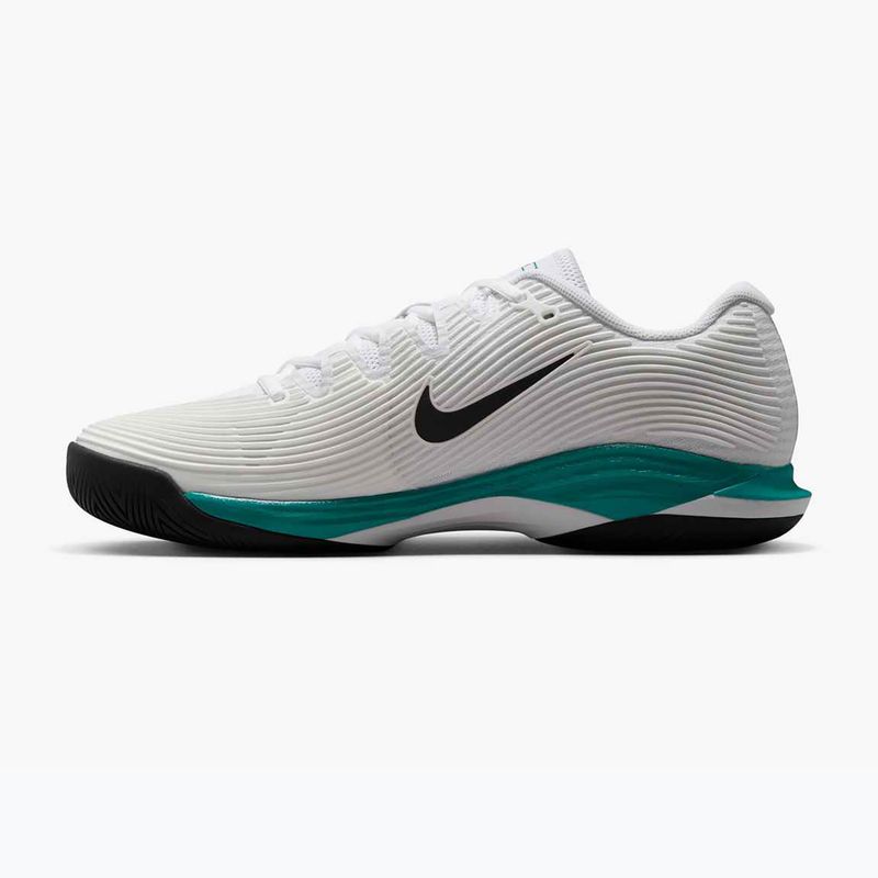 Scarpe da tennis da uomo Nike Vapor 12 bianco / nero / radiant emerald 9