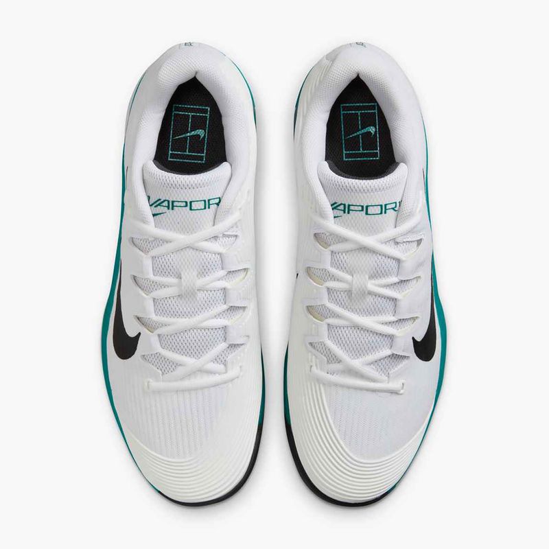 Scarpe da tennis da uomo Nike Vapor 12 bianco / nero / radiant emerald 14