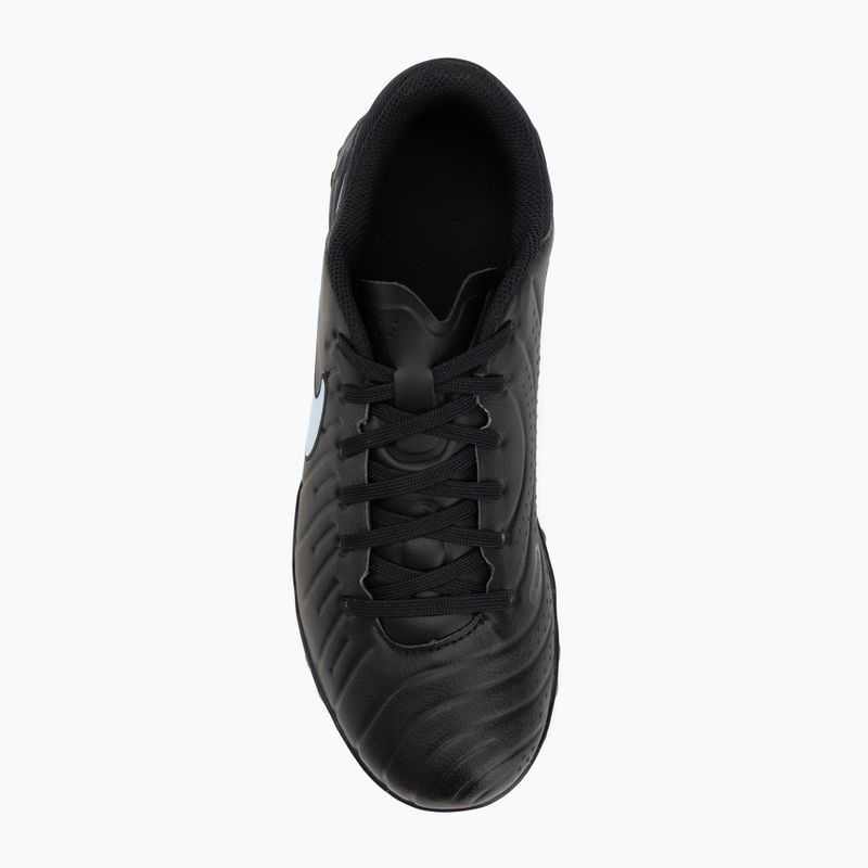 Nike Tiempo Legend 10 Academy TF scarpe da calcio per bambini nero/nero 5
