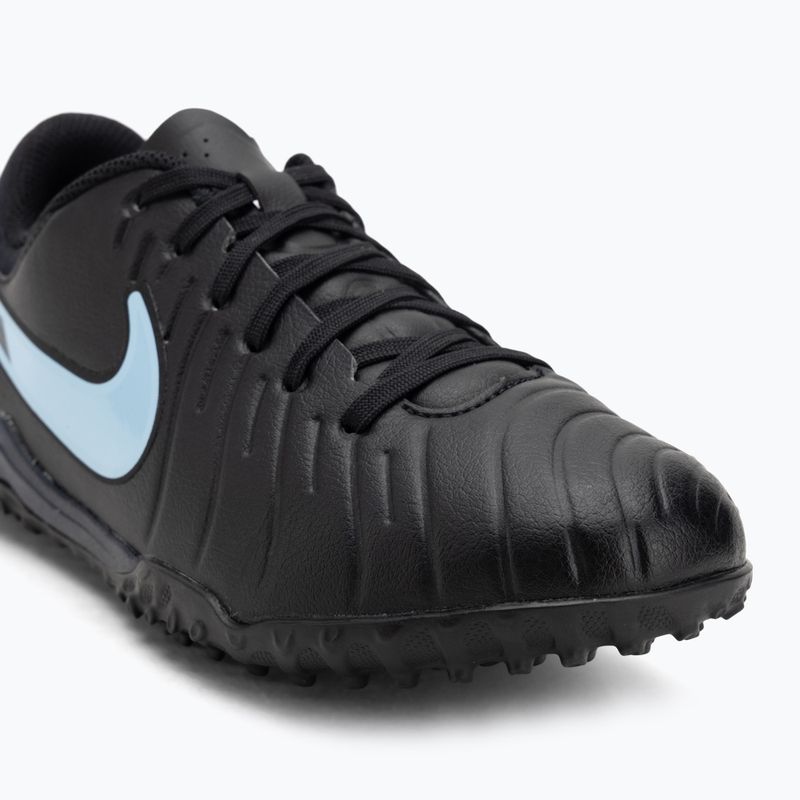 Nike Tiempo Legend 10 Academy TF scarpe da calcio per bambini nero/nero 7