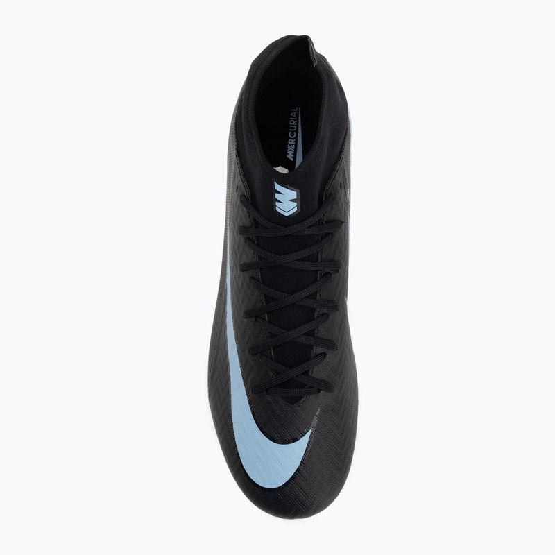 Scarpe da calcio uomo Nike Mercurial Superfly 10 Academy MG nero/blu ghiaccio 5