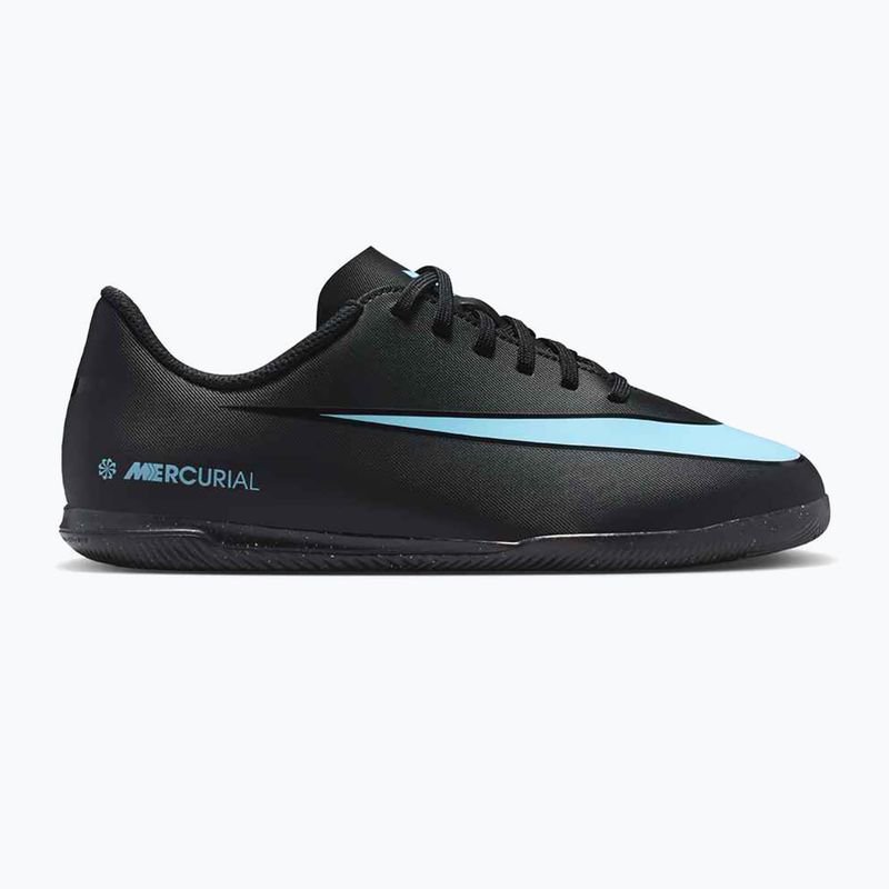 Scarpe da calcio per bambini Nike Mercurial Vapor 16 Club IC nero/blu ghiaccio 8