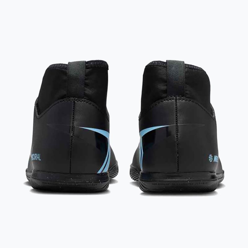 Scarpe da calcio per bambini Nike Mercurial Superfly 10 Club nero/blu ghiaccio 11