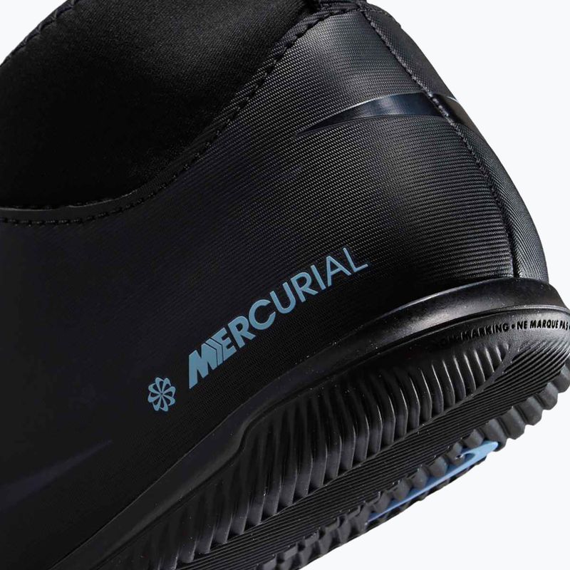 Scarpe da calcio per bambini Nike Mercurial Superfly 10 Club nero/blu ghiaccio 15