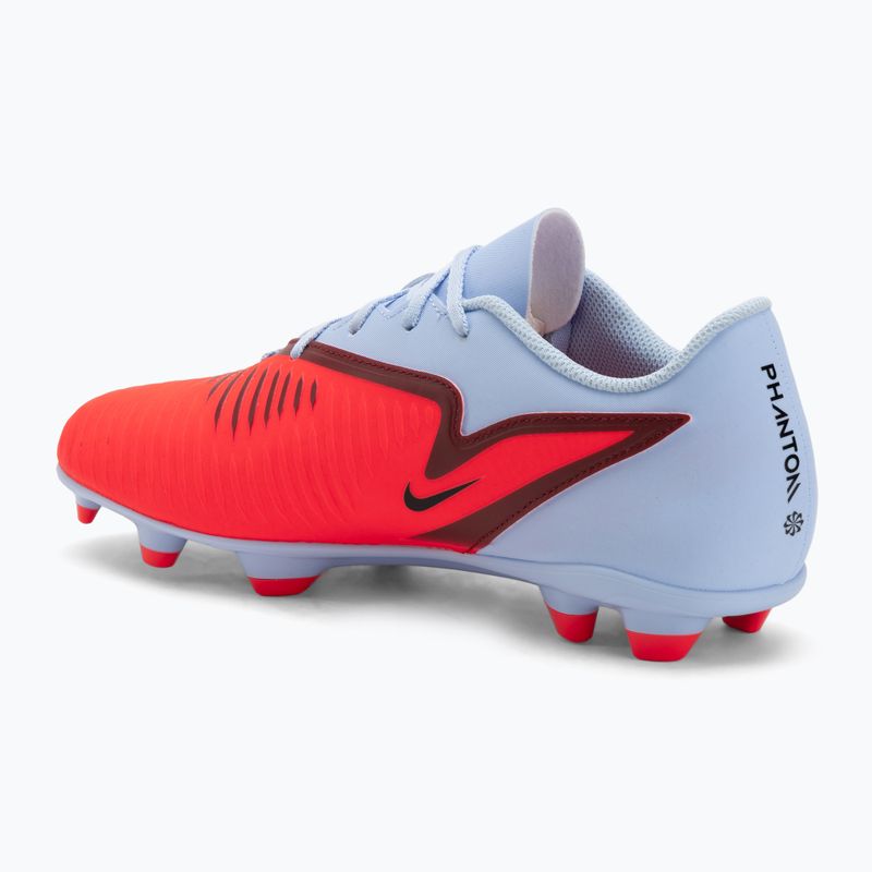 Scarpe da calcio uomo Nike Phantom 6 Low Club FG/MG royal tint/bright crimson 3