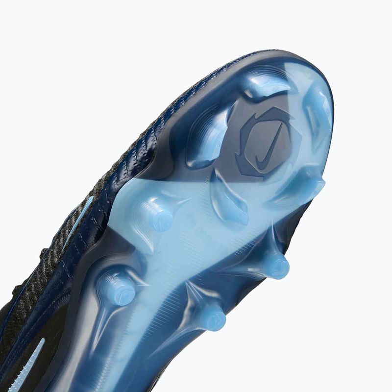 Uomo Nike Phantom 6 Low Elite FG scarpe da calcio nero/nero 8