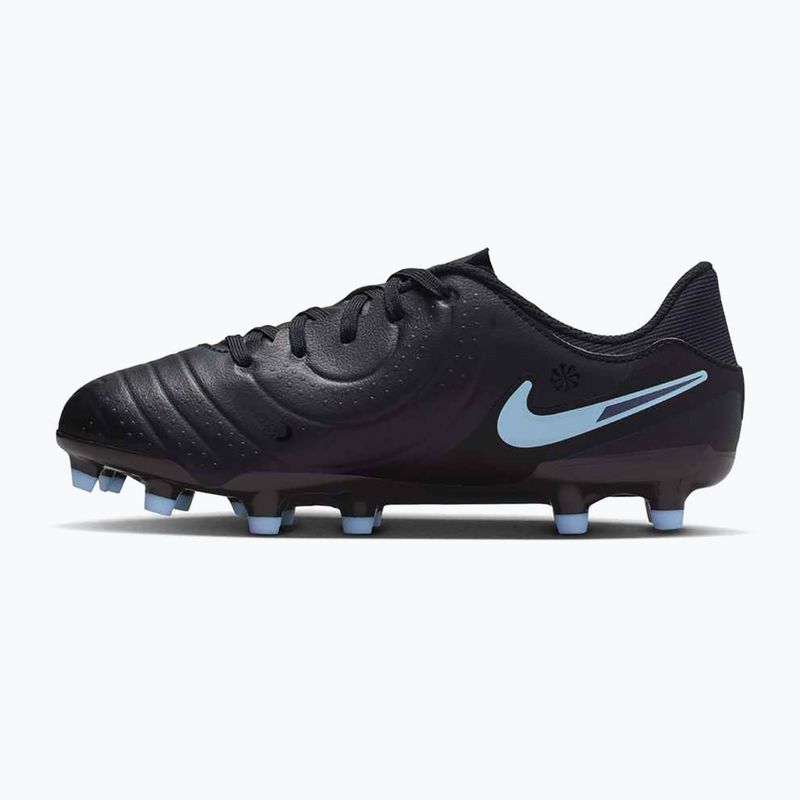 Scarpe da calcio per bambini Nike Tiempo Legend 10 Academy FG/MG nero/nero 9