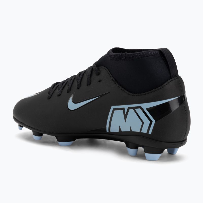 Scarpe da calcio per bambini Nike Mercurial Superfly 10 Club FG/MG nero/blu ghiaccio 3