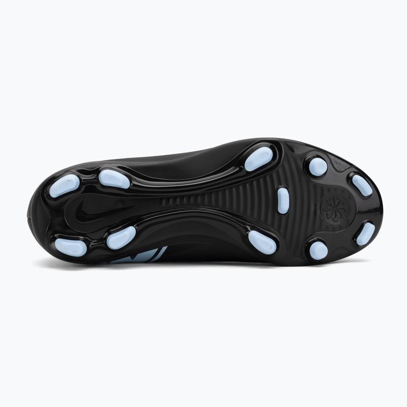 Scarpe da calcio per bambini Nike Mercurial Superfly 10 Club FG/MG nero/blu ghiaccio 4