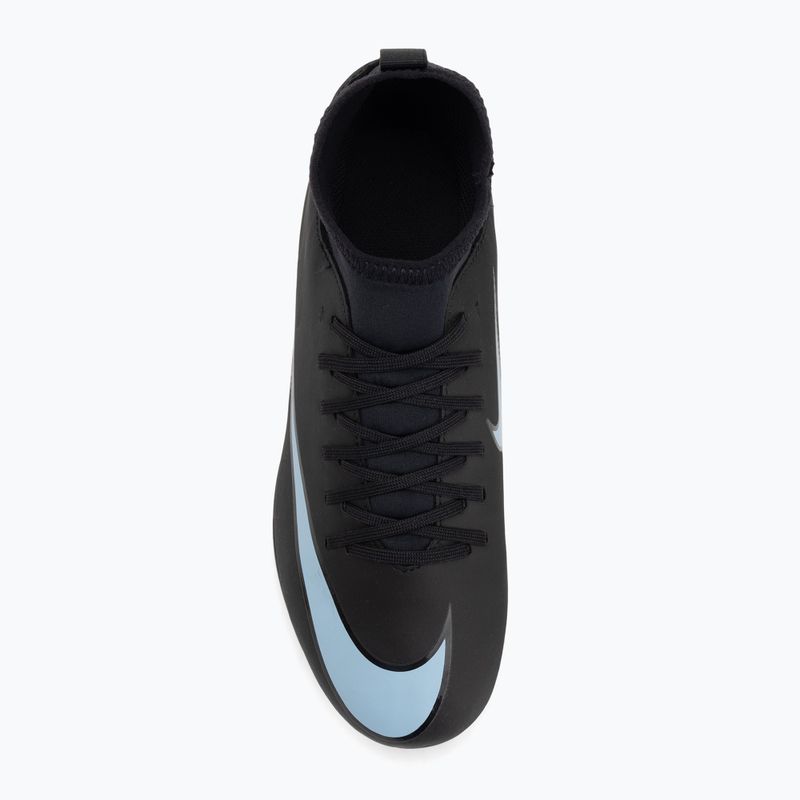 Scarpe da calcio per bambini Nike Mercurial Superfly 10 Club FG/MG nero/blu ghiaccio 5