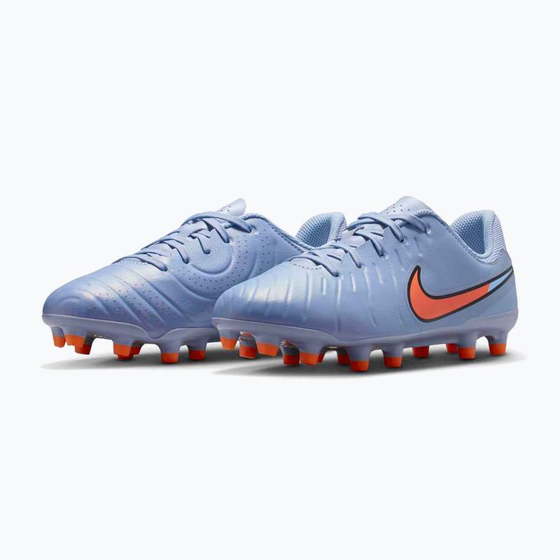 Nike Tiempo Legend 10 Academy FG/MG blu eclissi/nero scarpe da calcio per bambini 3