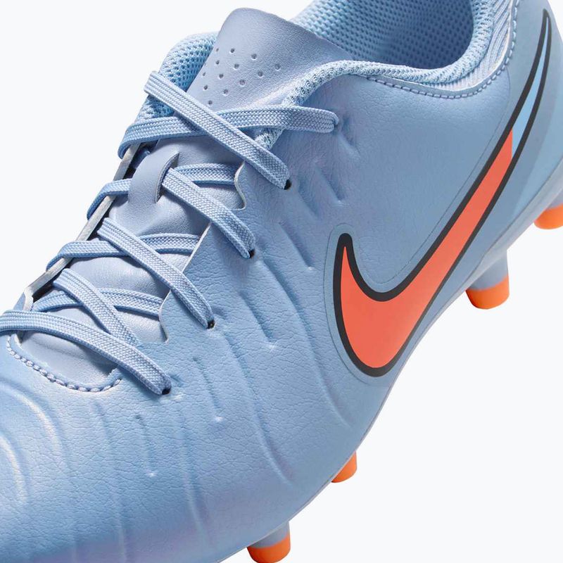 Nike Tiempo Legend 10 Academy FG/MG blu eclissi/nero scarpe da calcio per bambini 7