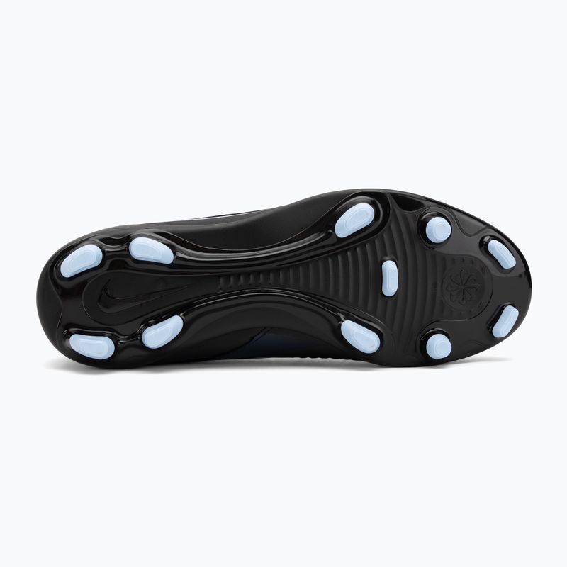 Scarpe da calcio per bambini Nike Phantom 6 Low Club MG nero/nero 4