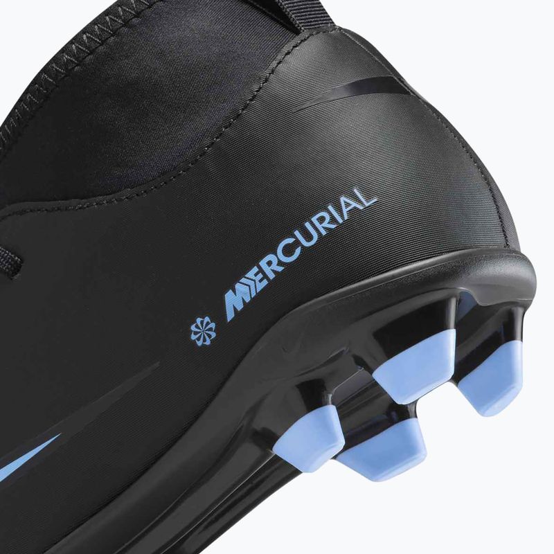 Scarpe da calcio per bambini Nike Mercurial Superfly 10 Club FG/MG nero/blu ghiaccio 14