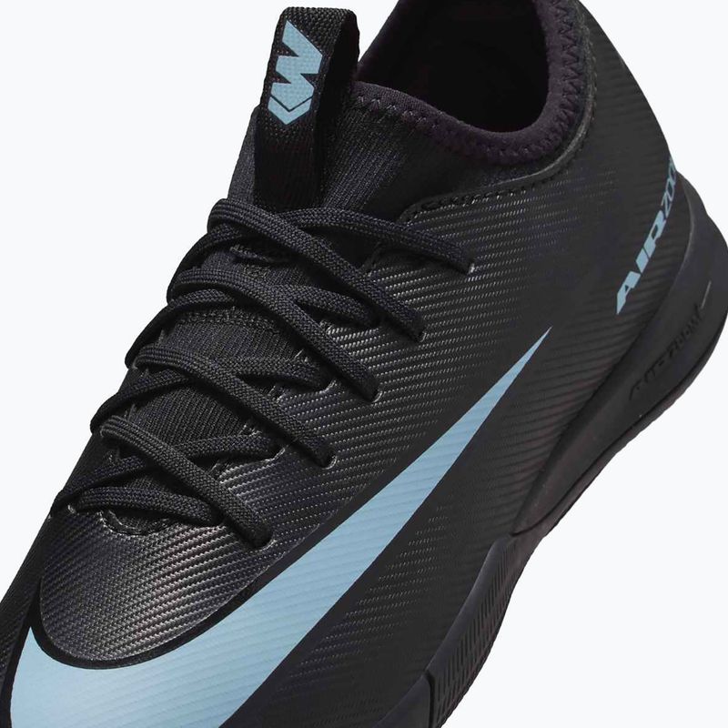 Scarpe da calcio per bambini Nike Mercurial Vapor 16 Academy IC nero/blu ghiaccio 8