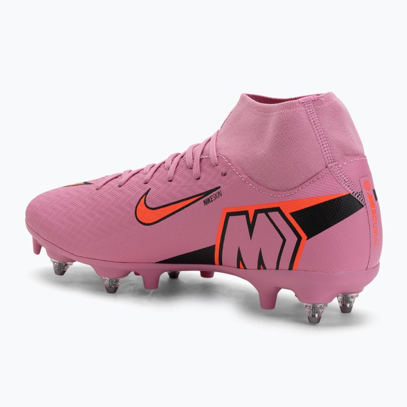 Scarpe da calcio uomo Nike Mercurial Superfly 10 Academy SG-Pro magic flamingo/nero/total crimson 3