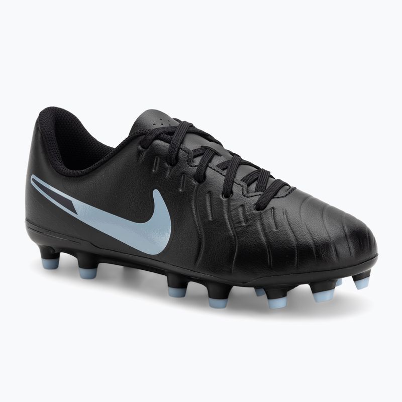 Scarpe da calcio per bambini Nike Tiempo Legend 10 Club FG/MG nero/nero