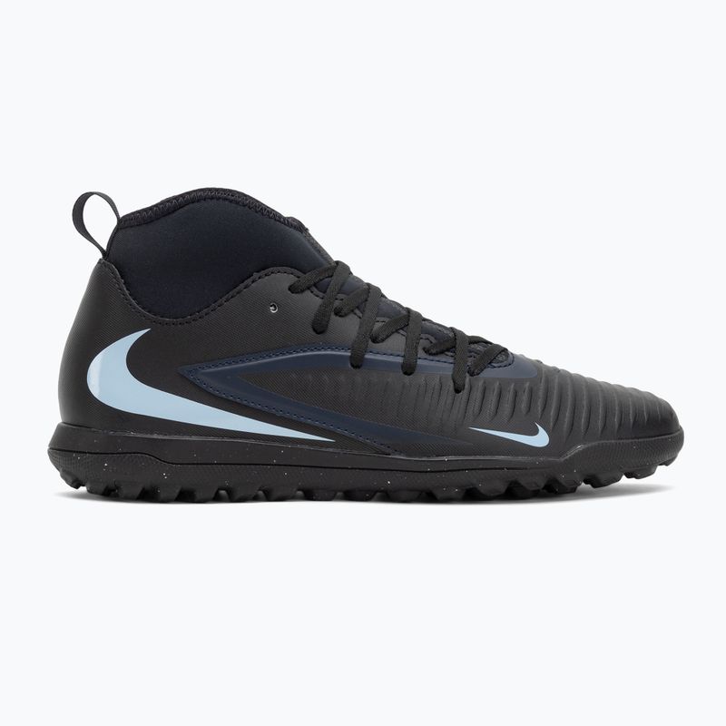 Scarpe da calcio uomo Nike Phantom 6 High Club TF nero/nero 2
