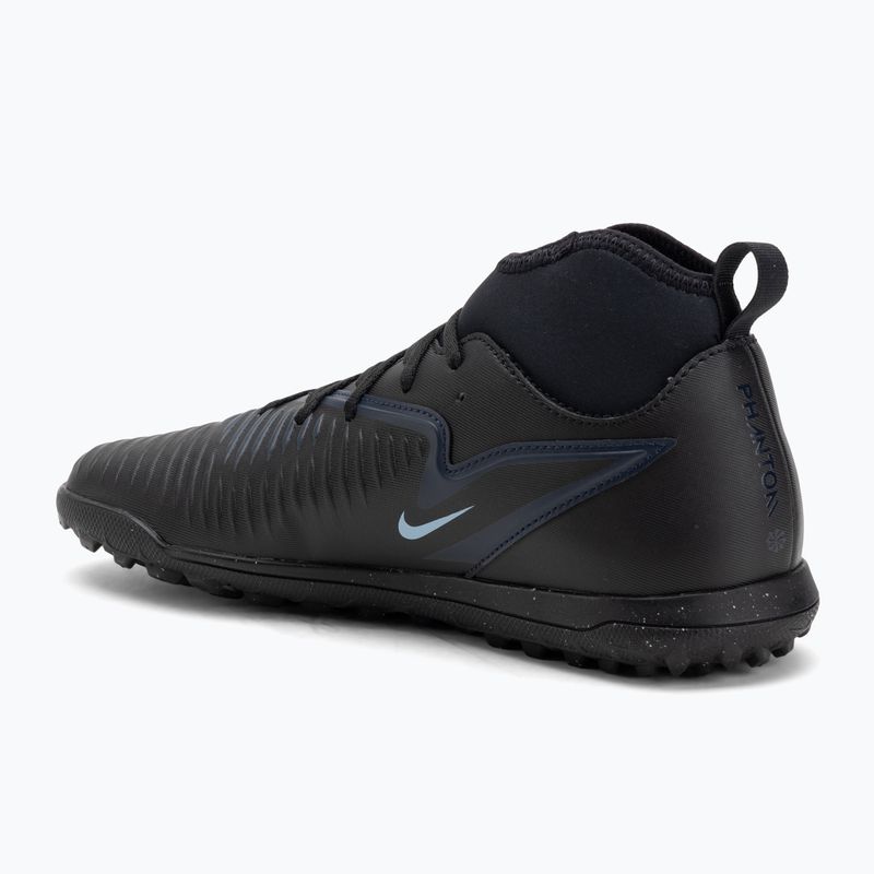 Scarpe da calcio uomo Nike Phantom 6 High Club TF nero/nero 3