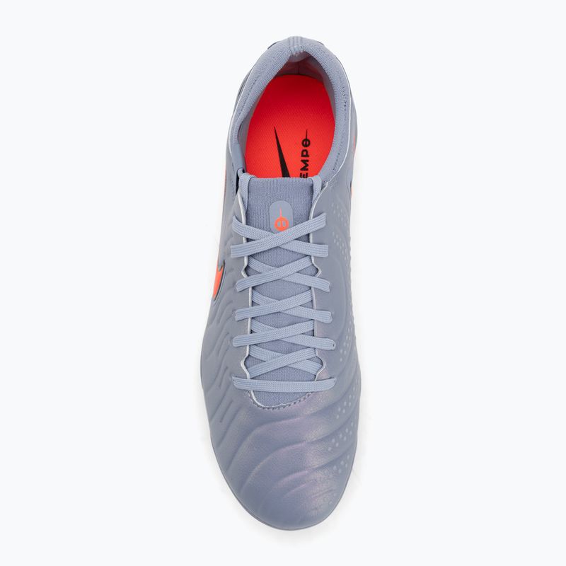 Scarpe da calcio uomo Nike Tiempo Legend 10 Pro FG blu eclissi/nero 5