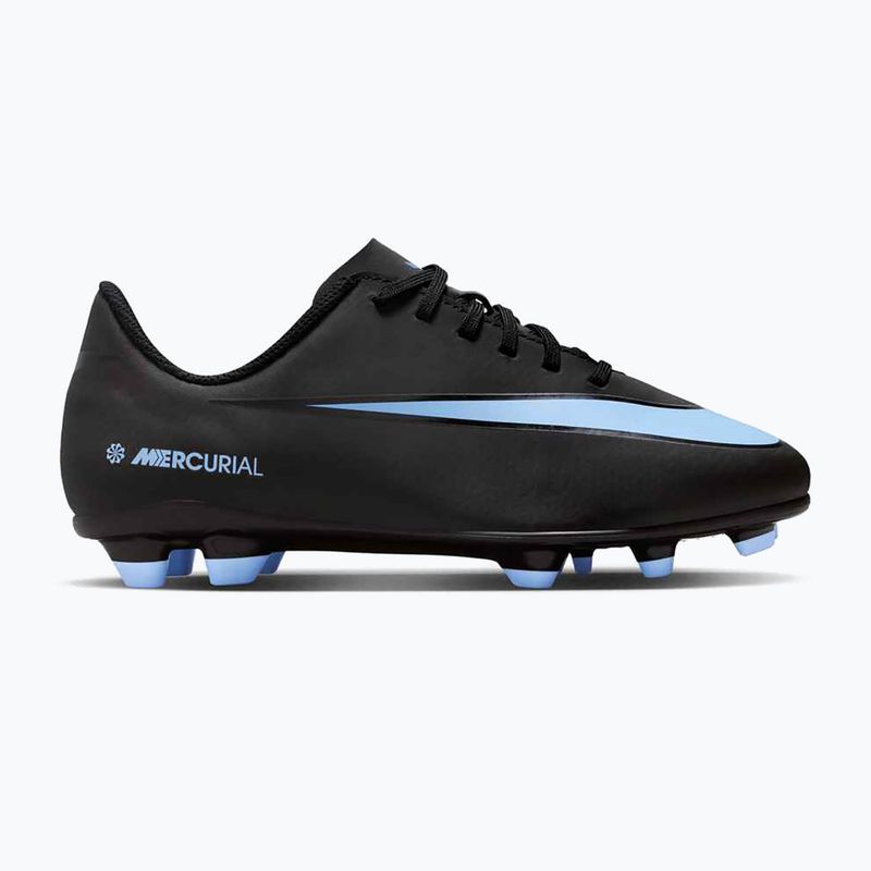 Scarpe da calcio per bambini Nike Mercurial Vapor 16 Club FG/MG nero/blu ghiaccio 8