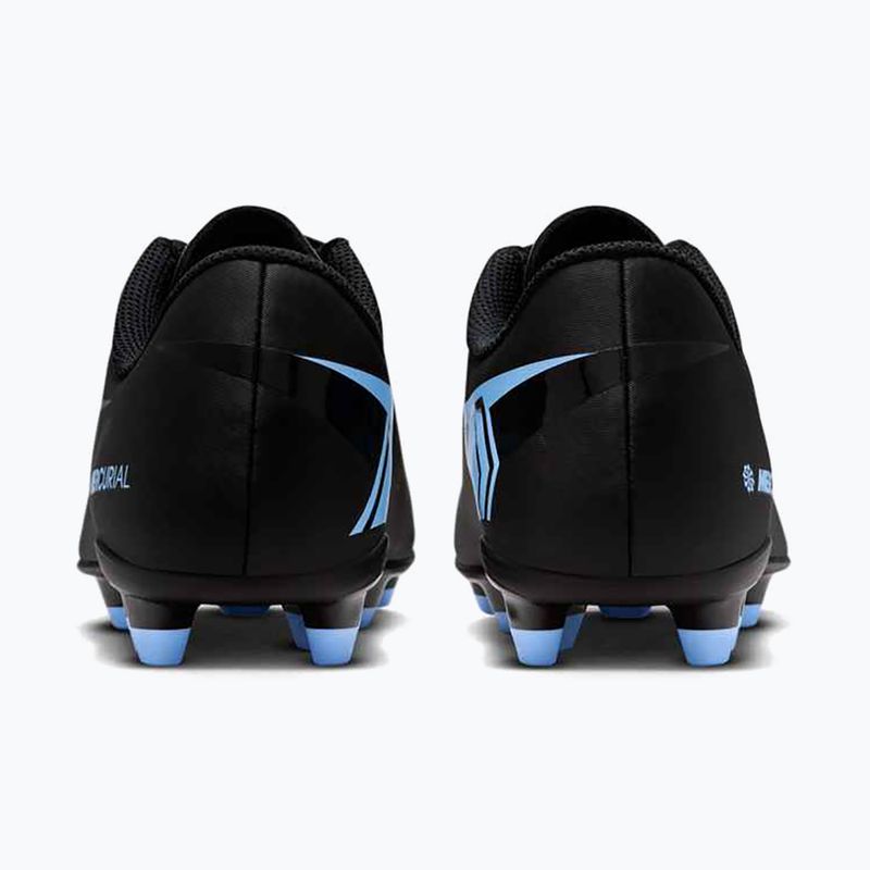 Scarpe da calcio per bambini Nike Mercurial Vapor 16 Club FG/MG nero/blu ghiaccio 11