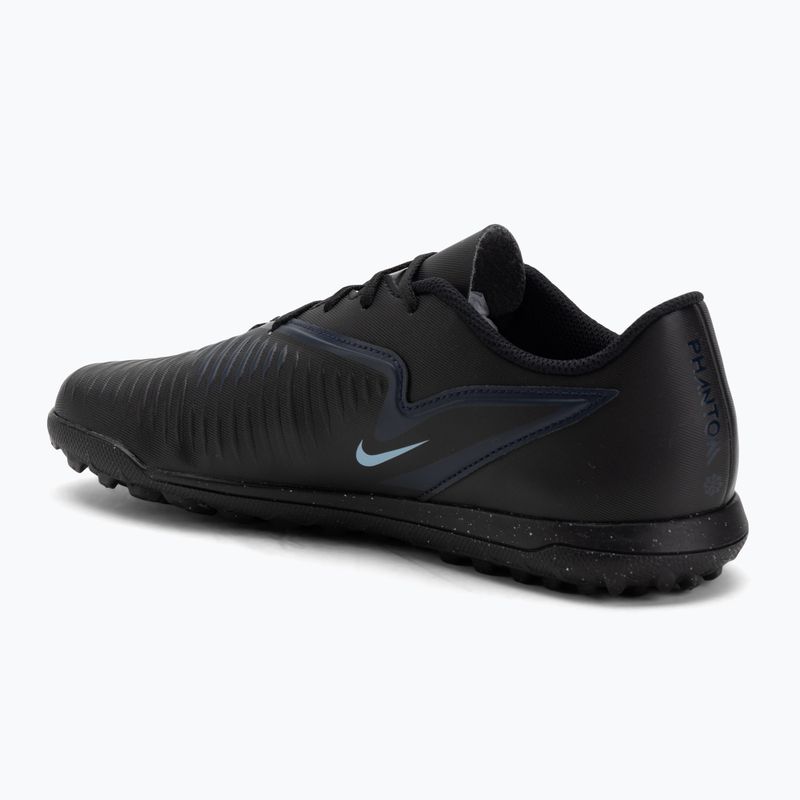 Scarpe da calcio uomo Nike Phantom 6 Low Club TF nero/nero 3