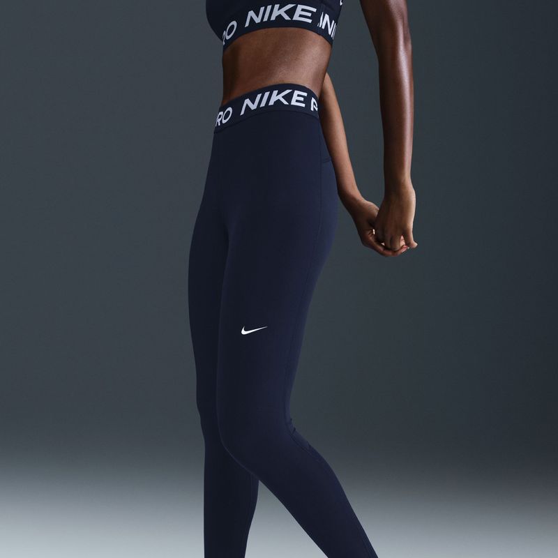 Legginsy damskie Nike Pro 365 Tight midnight navy/white 6
