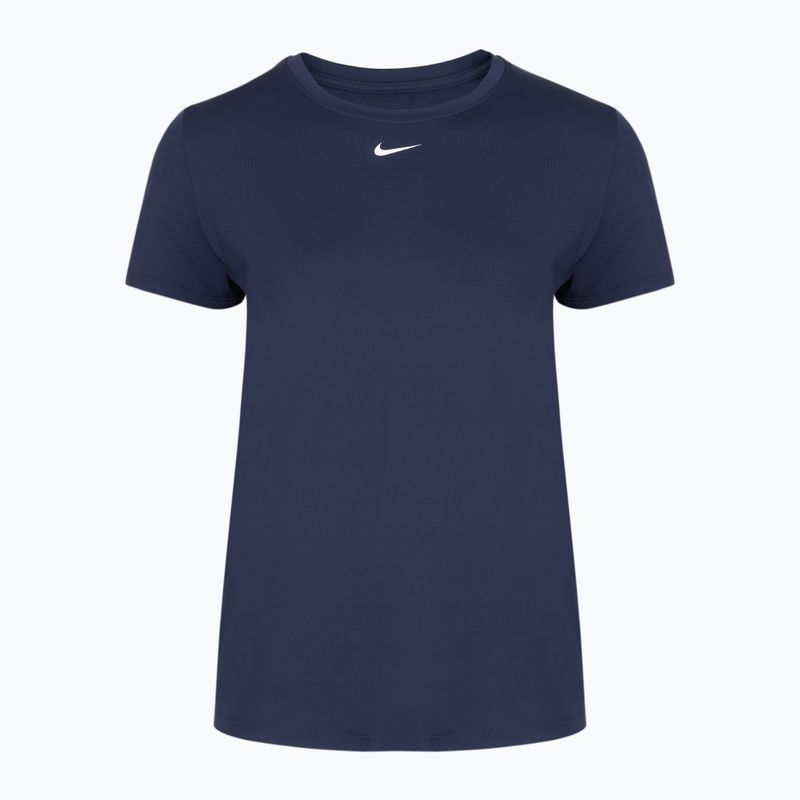 Maglietta da allenamento da donna Nike One Classic Dri-Fit mezzanotte marina/bianco 4