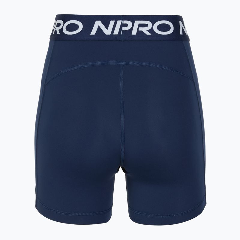Pantaloncini da allenamento da donna Nike Pro 365 5" mezzanotte marina/bianco 6
