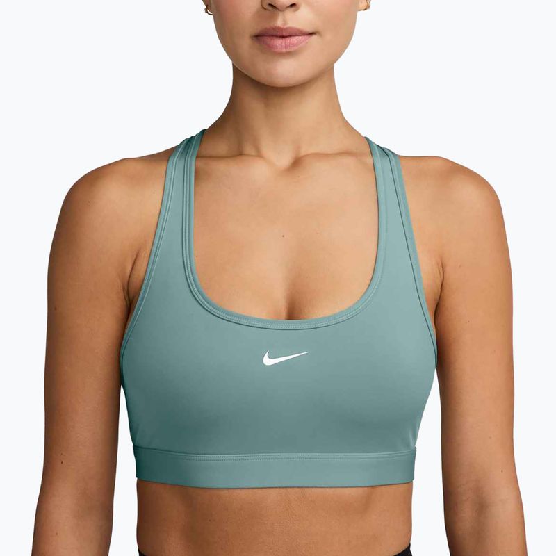 Reggiseno da allenamento Nike Swoosh Light Support cannon/bianco 3