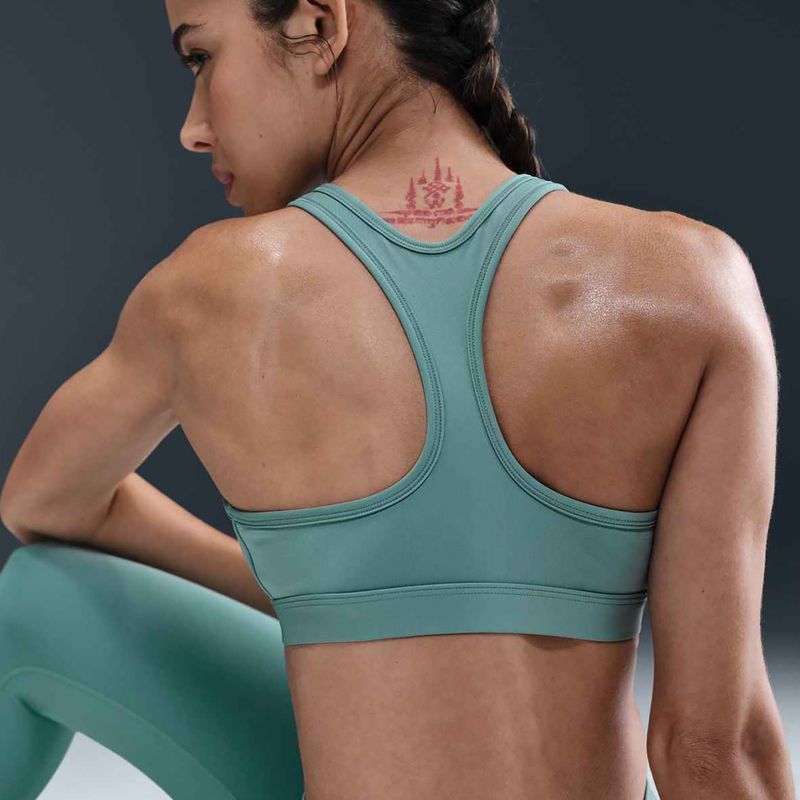 Reggiseno da allenamento Nike Swoosh Light Support cannon/bianco 10