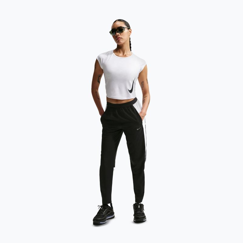 Pantaloni da running donna Nike Tempo Swoosh Dri-Fit Mid-Rise 7/8 black/white 2