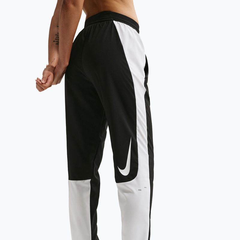 Pantaloni da running donna Nike Tempo Swoosh Dri-Fit Mid-Rise 7/8 black/white 4