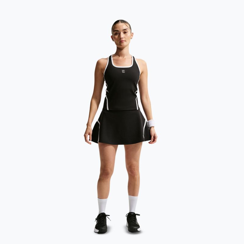 Gonna da tennis Nike Court Advantage Dri-Fit High Waisted black/white 2