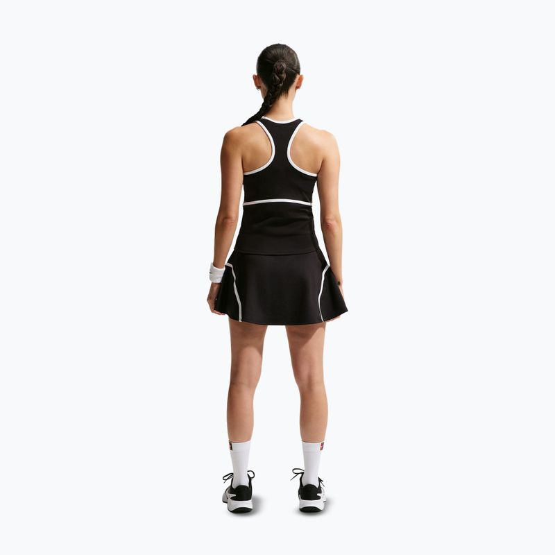 Gonna da tennis Nike Court Advantage Dri-Fit High Waisted black/white 3