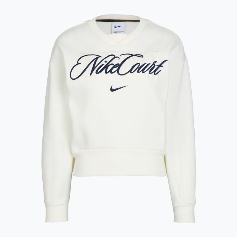 Felpa donna Nike Court Collection French Terry Crew Neck sail/midnight navy 4