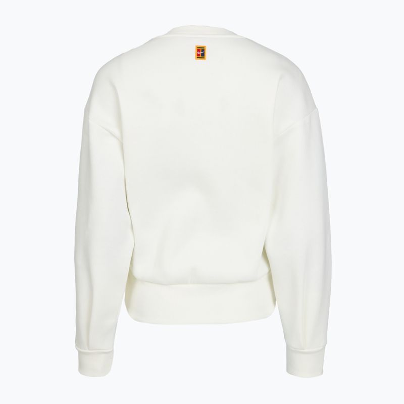 Felpa donna Nike Court Collection French Terry Crew Neck sail/midnight navy 5