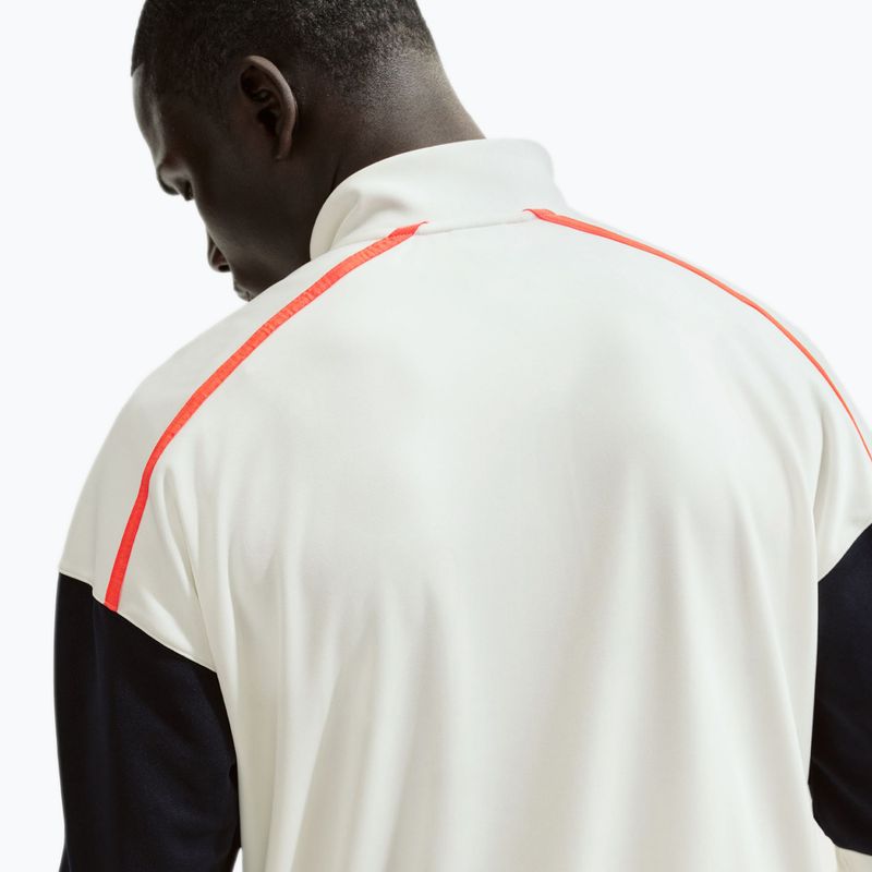 Felpa da tennis uomo Nike Court Heritage sail/turf orange 5