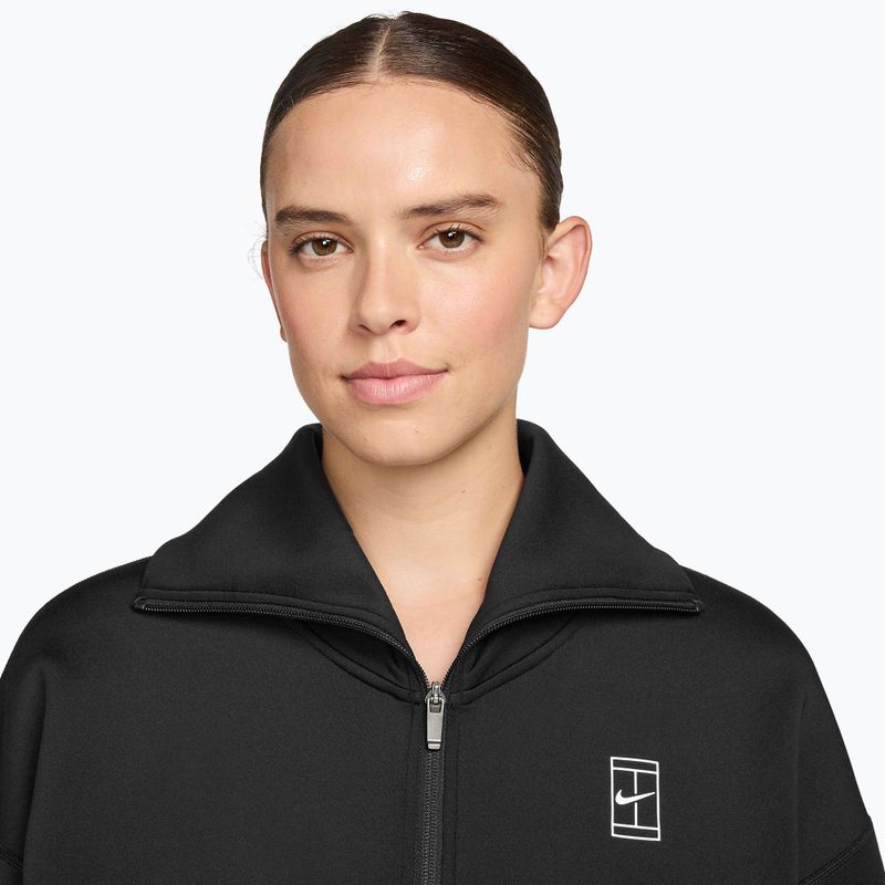 Felpa da tennis donna Nike Advantage Dri-Fit FZ black/white 3