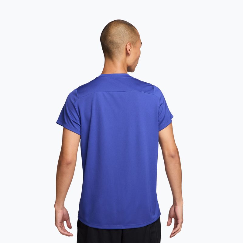 Maglia da tennis uomo Nike Court Dri-Fit Victory lapis blue/white 2