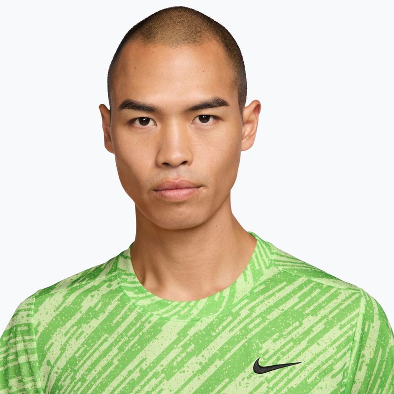 Maglia da tennis uomo Nike Court Dri-Fit Victory Print mean green/black 3