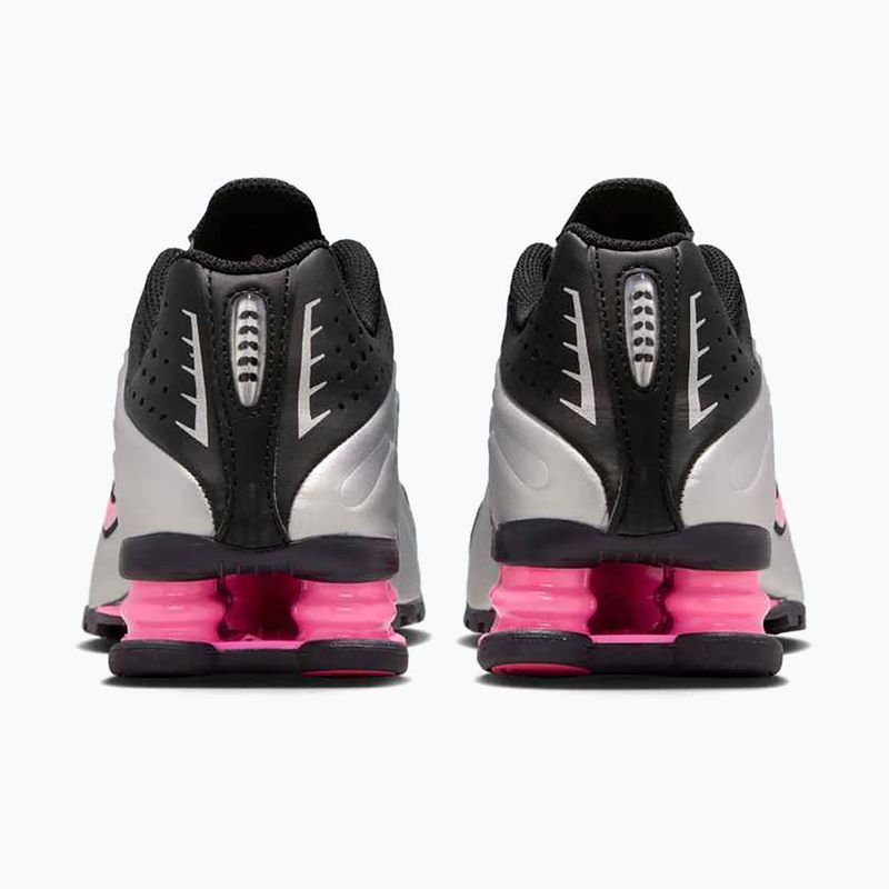 Scarpe Nike Shox R4 black/pinksicle/metallic silver 11
