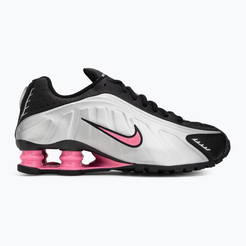 Scarpe Nike Shox R4 black/pinksicle/metallic silver 2