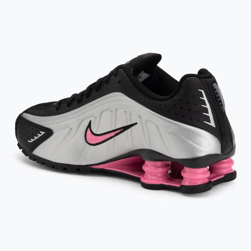 Scarpe Nike Shox R4 black/pinksicle/metallic silver 3
