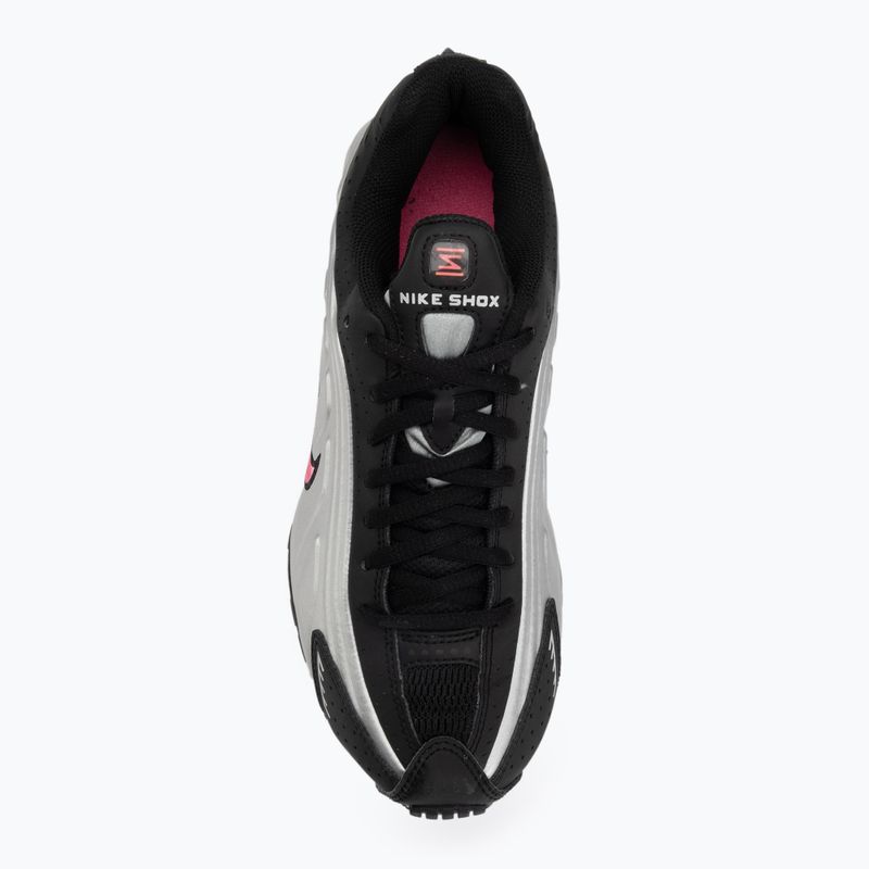 Scarpe Nike Shox R4 black/pinksicle/metallic silver 5