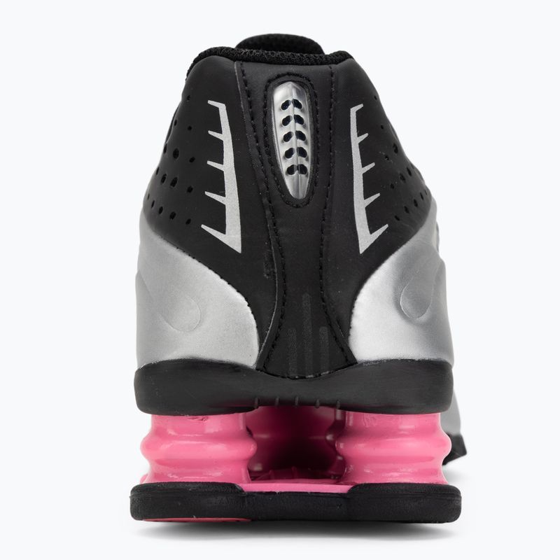 Scarpe Nike Shox R4 black/pinksicle/metallic silver 6