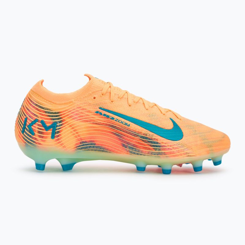 Scarpe da calcio uomo Nike Zoom Vapor 16 Elite Kylian Mbappe AG-Pro melon tint/igloo/neo turquoise 2